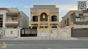 Classic Villa in Al Yasmeen, 6BR, Two Floors + Roof, Including Utilities