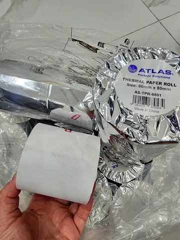 New Thermal Paper Rolls (80mm x 80m) - Atlas