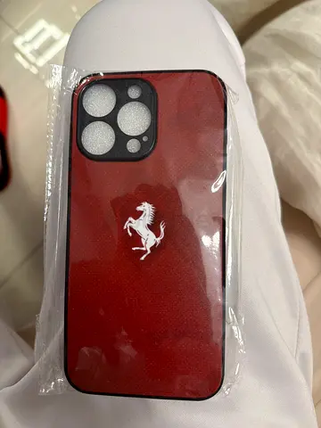 15pro max Ferrari-style protective phone case (new, sealed)