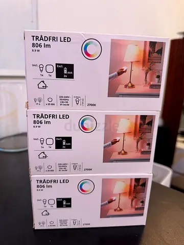 3x IKEA TRÅDFRI Remote control kit, smart wireless dimmable/color/white spectrum, E27 (BRAND NEW)