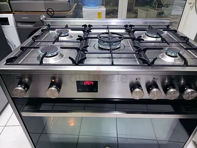 LA GERMANIA Brand Latest New Model Top Gas Electric Oven Cooker Range Size 90 X 60 cm