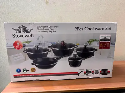 Stovewell 9-piece Non-stick Cookware Set (New in Box)