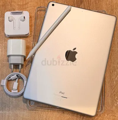 iPad 8th Generation,128GB,Wifi, Space Grey with Stylus Pen,Case, Screen Guard,EarPods or charger