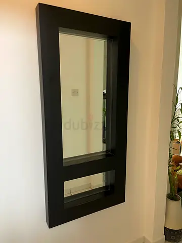 Wall Mirror with Ebony wodden frame
