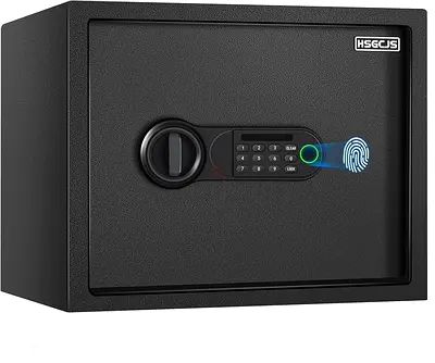 HSGCJS Fingerprint Safe - 1.2 Cubic Feet,Biometric Fingerprint Home Safe Box