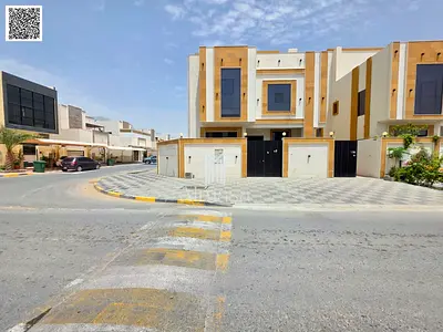 امتلك فيلا كورنر طابقين مع روف 7 غرف تصميم اوروبى تشطيب سوبر ديلوكس بسعر مغرى موقع مميز قريب لجميع الخدمات وقريب شارع الشيخ محمد بن زايد تملك حر