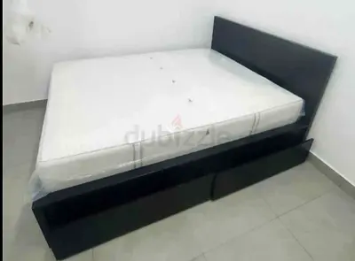 Malam king size bed 180/200cm bed with 2 storage drawers underneath and Ikea