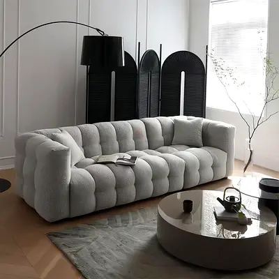 Premium Fabric Sofa Set 🧵 | كنب قماش راقي