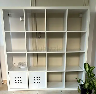 IKEA Kallax white shelf unit