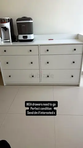 IKEA white 6-drawer dresser - excellent condition