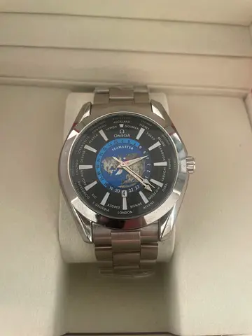 Omega Seamaster Aqua Terra Worldtimer - Stainless Steel Mens Watch