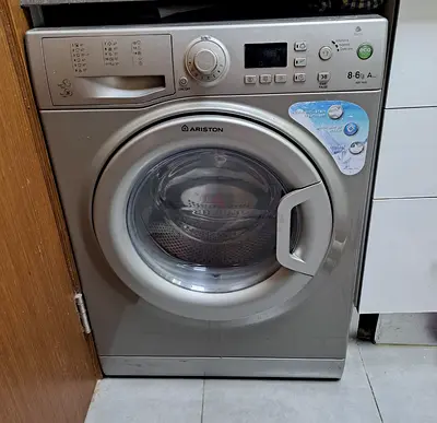Used Front-Load Washing Machine - Silver, 7kg (Good Working Condition)