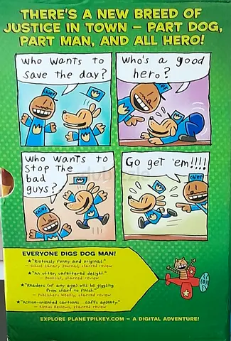 Dog Man Box Set (Set of 6) by Dav Pilkey - Childrens Chapter Books Collection