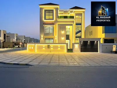 Villa for sale directly from the owner, with world-class specifications and an incredible price. Dubai villa design, ready to move in, two floors with