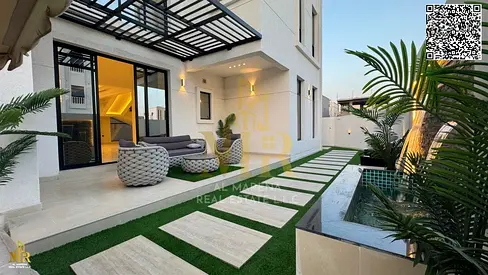 Classic Corner Villa in Al Zahya, 6BR + Roof Top