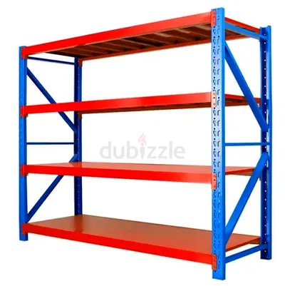 Medium Duty Warehouse racks (Shelving): 2m H x2m L x0.6m W