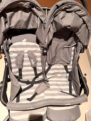 Joie Twin Stroller with Push Button Folding System and Wheel Lock