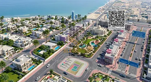 🌟 مشروع البليدة سنتر – الشارقة 🌟 📍 أراضي سكنية مميزة على شارع مليحة مباشرة