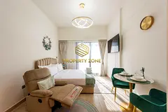 Luxury Furnished Studio | 12 Cheques Incl. Bills | Balcony View | Azizi Riviera
