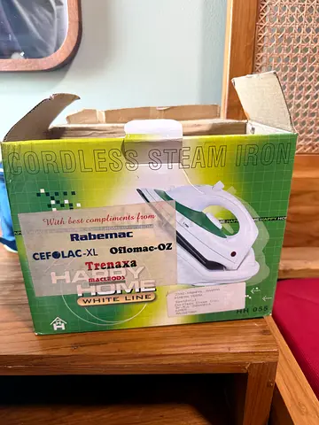 Cordless Steam Iron (boxed) - HATEX / Palermo model, working condition
