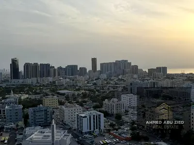 غرفتين ماستر وصالة بأبراج الفالكون الراشدية 2، 3 حمام، 3 بلكونات، تكييف مركزي، خزائن حائط، 42 ألف بـ4 دفعات والتأمين شيك. متاح جميع الخدمات
