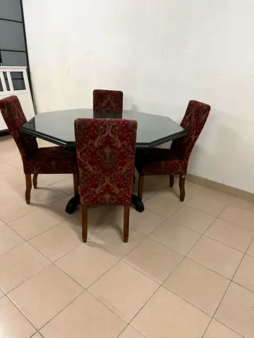 Dining table with four chairs from The One