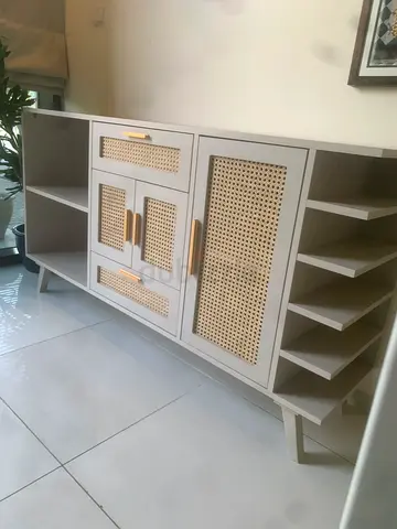 Rattan console