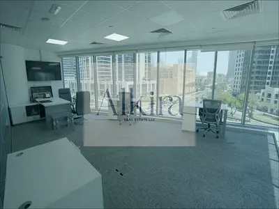 Premium Corner Office|Fully Furnished|Business Bay