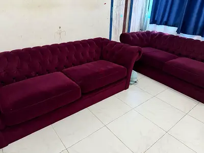 Home Centre 2 Pcs Couch for Living Room