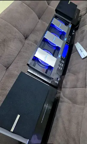 Thomson Mini Hi-Fi Component System with CD Changer and Speakers - USB ,SD card Good rking Condition