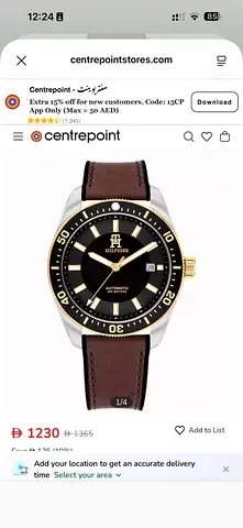 Automatic Mens Premium Wristwatch - Stainless Steel Case, Visible Movement