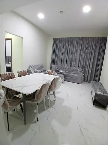 Brand New Building Fully Furnished 1bhk With Balcony 12 Cheques Payment Aed 36K With Parking