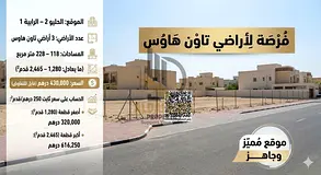Excellent Investment Opportunity | Townhouse Plots for Sale 📍 Al Helio 2 – Al Rabia 1 | Ajman
