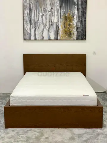 IKEA MALM Bed with 4 storage boxes without mattress