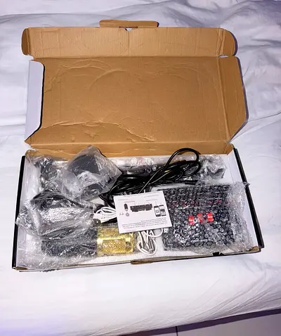 Sound card with condenser microphone