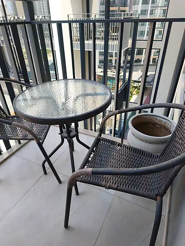Balcony table and chair