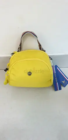 Compact Yellow Backpacks - Small Casual Daypack (Good Condition)