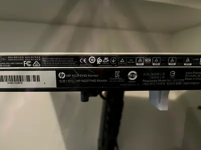 HP M22f Monitor-Display lines Issue-For Parts/Repair