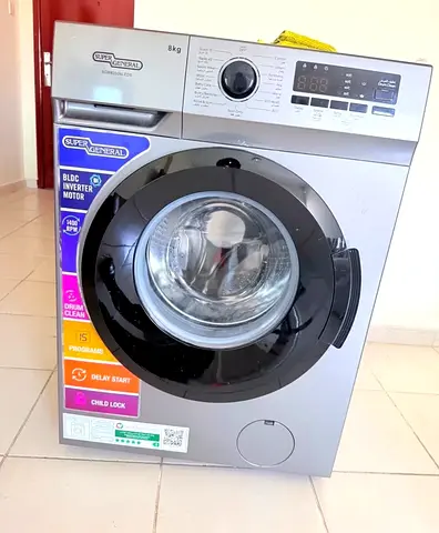 Super General 8kg Front Load Washing Machine - Inverter Motor, Good Condition