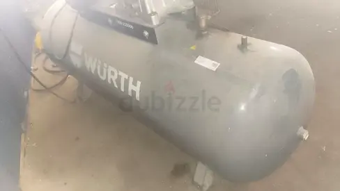 Used wurth  brand Industrial Air Compressor with Receiver Tank