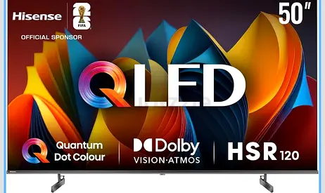 Hisense E7N 50 QLED 4K Smart TV - Dolby Vision, HSR120, Excellent Condition