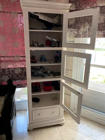 Pottery Barn Cream white cupboard