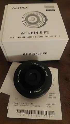 viltrox 28 f4.5 SONY pancake lens
