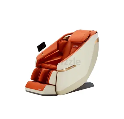 Rotai Full-Body Massage Chair - Like New, Cream  Tan