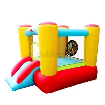 Inflatable Classic Bounce House with Slide, Kids Jumping Castle with Blower