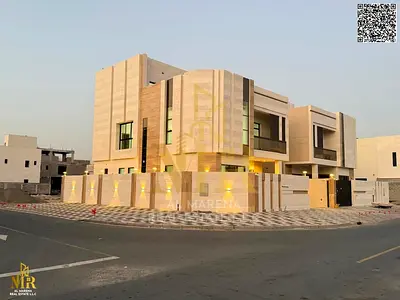 فيلا كورنر قرب السوق الصيني، 6 غرف، طابقين وروف، شامل رسوم