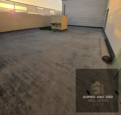 Two master bedrooms, a living room, a sitting room, and a large roof in Al-Rawda 3, 3 bathrooms, close to Al-Salam and Sheikh Ammar, 50,000 in 4 insta