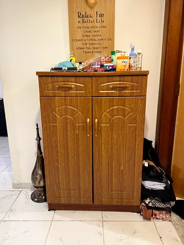 Wooden shoe Cupboard - Good Condition