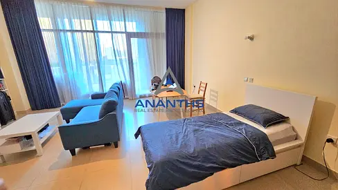Studio with Terrace for Rent in Dubai Wharf | Prime Area | Near Metro