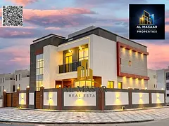 Villa in Al Yasmin, including registration and ownership fees and air conditioning. Freehold ownersh
